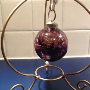 Vintage Christmas Kugel (Amethyst)